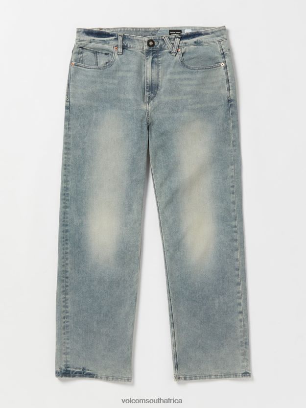 Z0ZR08343 Sure Shot Light Wash Men Nailer Denim Pants Volcom Clothing