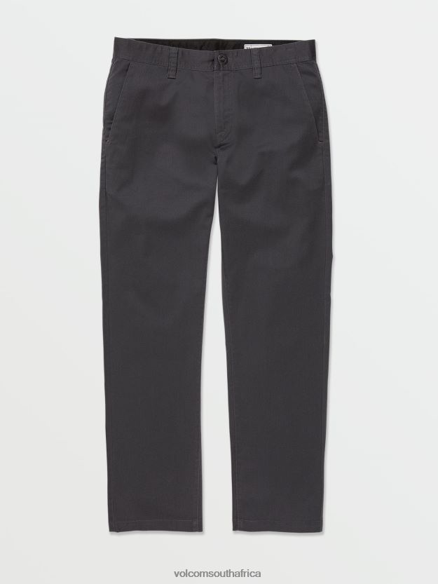 Z0ZR08292 Charcoal Men Frickin Modern Stretch Chino Pants Volcom Clothing