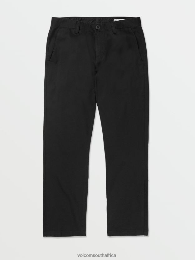 Z0ZR08298 Black Men Frickin Regular Stretch Pants Volcom Clothing