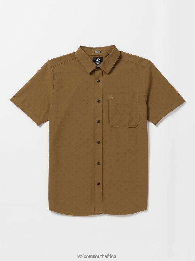 Z0ZR08125 Mud Men Date Knight Short Sleeve Shirt Volcom Clothing