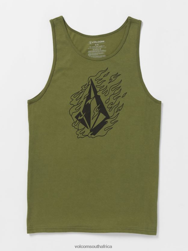 Z0ZR0844 Military Men Firefight Tank Volcom Clothing