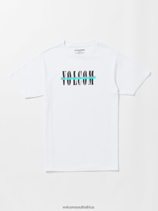 Z0ZR0847 White Men Severed Short Sleeve Tee Volcom Clothing