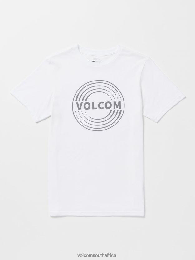 Z0ZR0851 White Men Switchflip Tech Short Sleeve Tee Volcom Clothing