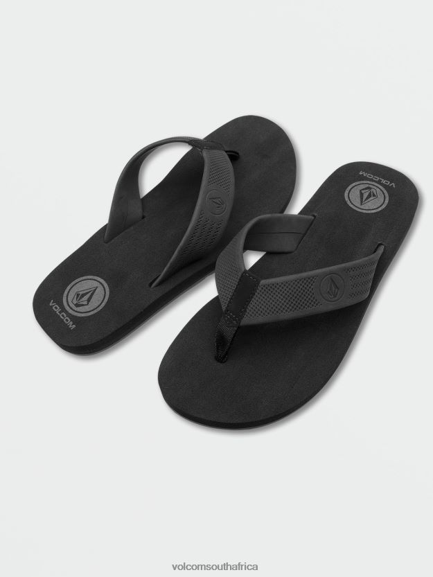 Z0ZR08588 Black Destructo Men Daycation Sandals Volcom Footwear