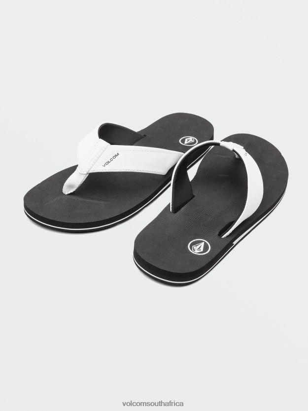 Z0ZR08590 New Fashion Men Victor Sandals- White Volcom Footwear