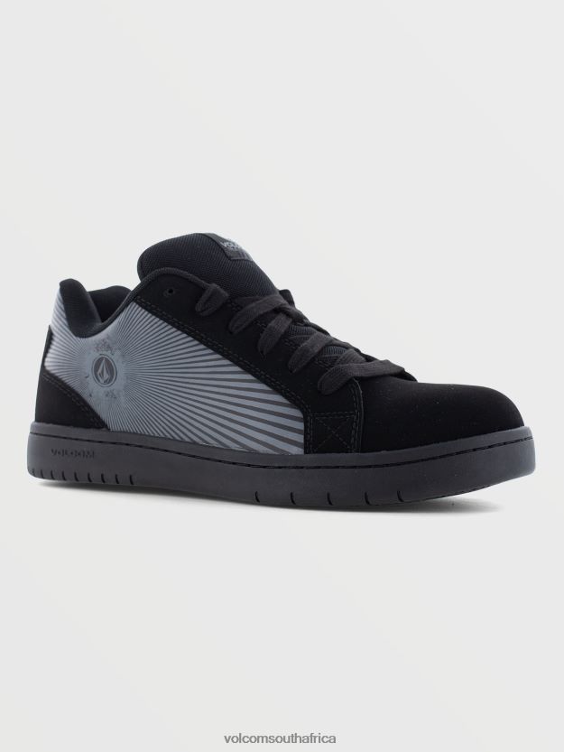 Z0ZR08625 Black Men Workwear Stone Op Art Shoes Volcom Footwear