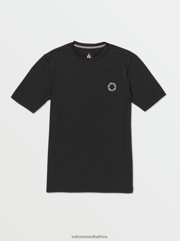 Z0ZR08648 Black Men Faulter Short Sleeve Shirt Volcom Clothing
