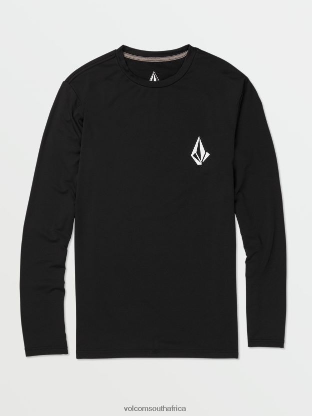 Z0ZR08650 Black Men Taunt Long Sleeve Shirt Volcom Clothing
