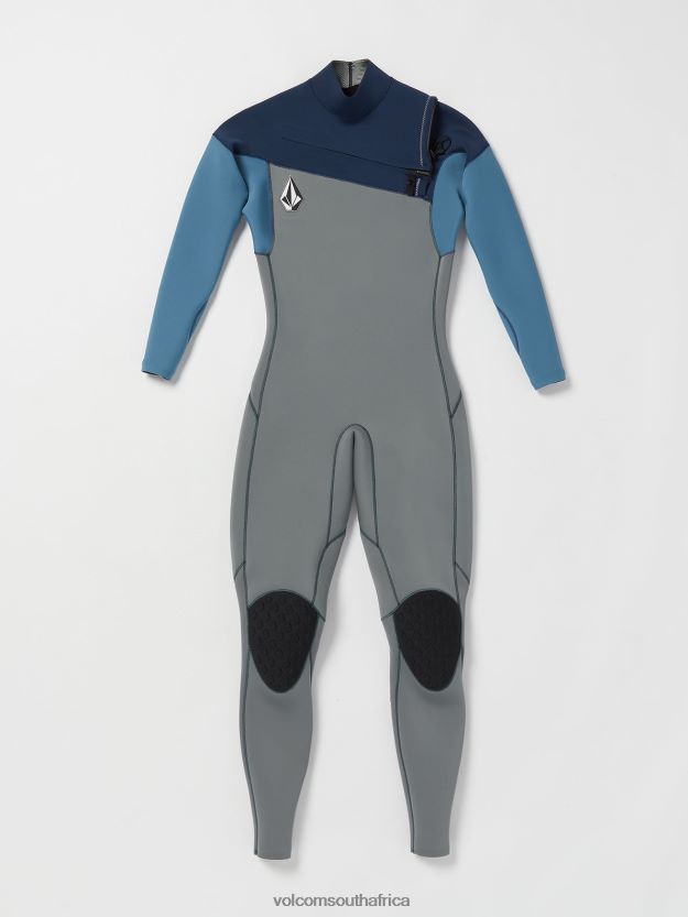 Z0ZR08645 Cruzer Blue Men Modulator 3/2mm Chest Zip Fullsuit Volcom Clothing