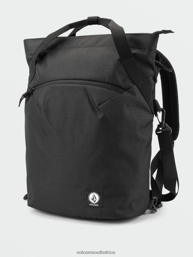 Z0ZR08980 Black Women Day Trip Poly Backpack Volcom Accessories