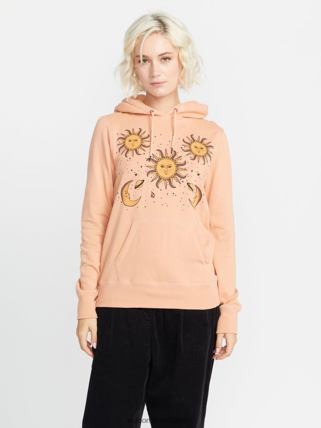Z0ZR08837 Clay Women Truly Deal Hoodie Volcom Clothing
