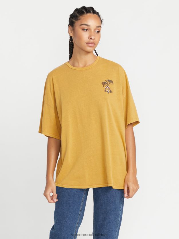 Z0ZR08781 Dijon Women My Guys Short Sleeve Tee Volcom Clothing