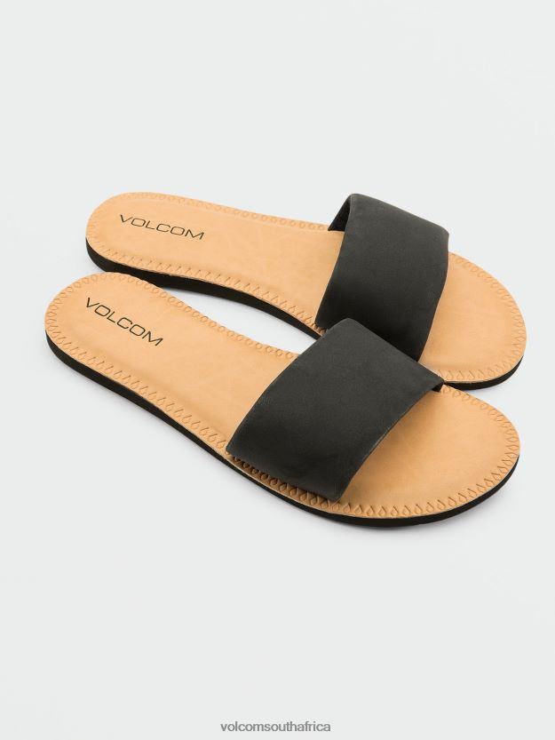 Z0ZR081000 Black Women Simple Slide Sandals Volcom Footwear