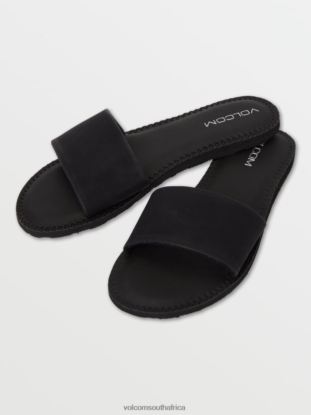 Z0ZR081001 Black Out Women Simple Slide Sandals Volcom Footwear