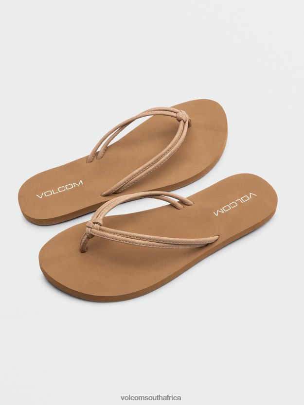 Z0ZR081006 Tan Women Forever And Ever II Sandals Volcom Footwear
