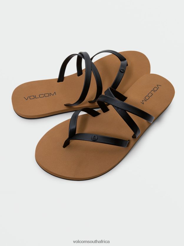 Z0ZR081010 Black Women Easy Breezy II Sandals Volcom Footwear