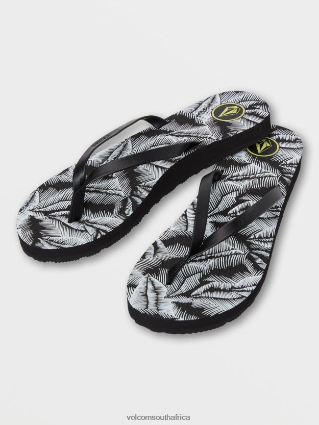 Z0ZR081025 Black White Women Color Me Spring Sandals Volcom Footwear