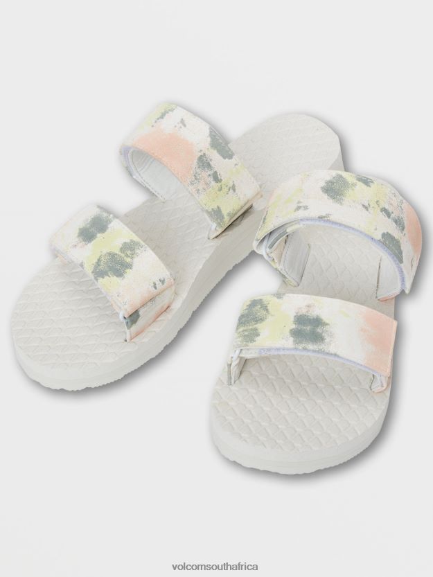 Z0ZR081040 Star White Women Eco Recliner Slide Volcom Footwear