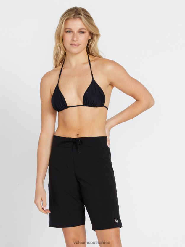 Z0ZR081097 Black Women Simply Solid 11" Boardshorts^Black Volcom Clothing