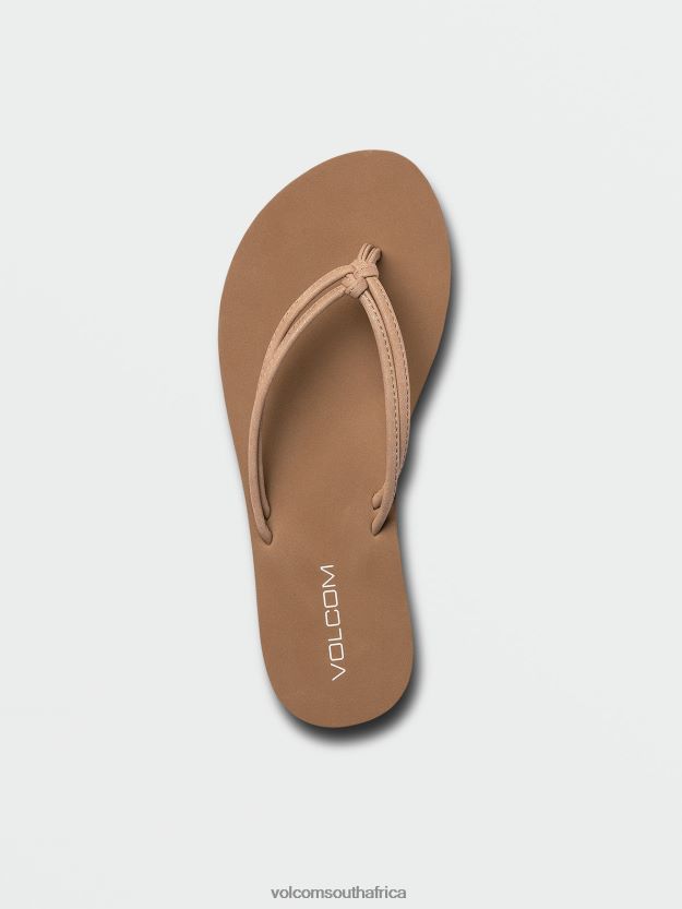 Z0ZR081006 Tan Women Forever And Ever II Sandals Volcom Footwear - Image 2