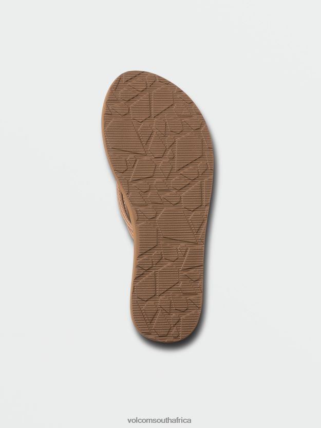 Z0ZR081006 Tan Women Forever And Ever II Sandals Volcom Footwear - Image 6
