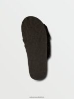 Z0ZR081007 Black Women Lived In Lounge Slip Sandal Volcom Footwear - Image 6