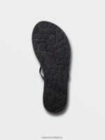 Z0ZR081010 Black Women Easy Breezy II Sandals Volcom Footwear - Image 2