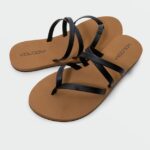 Z0ZR081010 Black Women Easy Breezy II Sandals Volcom Footwear