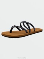 Z0ZR081010 Black Women Easy Breezy II Sandals Volcom Footwear - Image 7