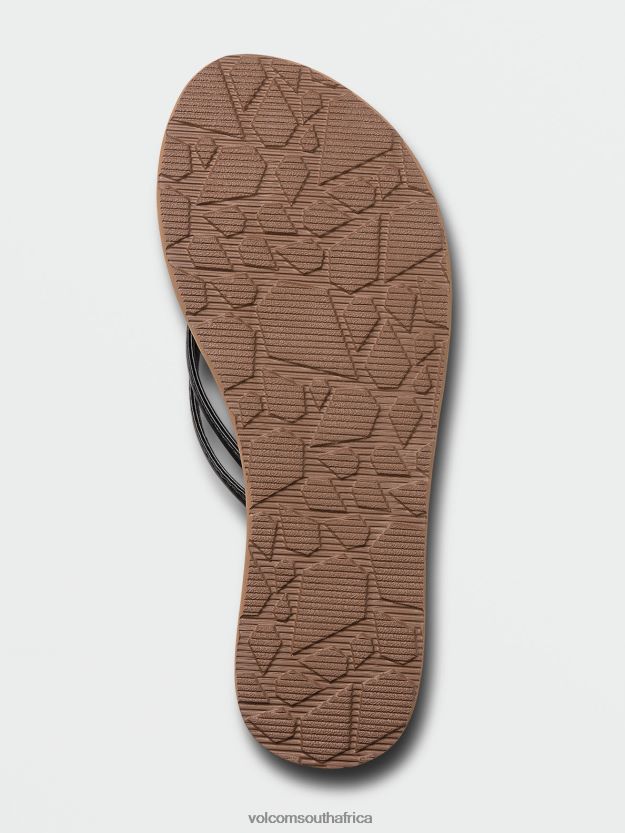 Z0ZR081011 Black Women Forever And Ever II Sandals Volcom Footwear - Image 2