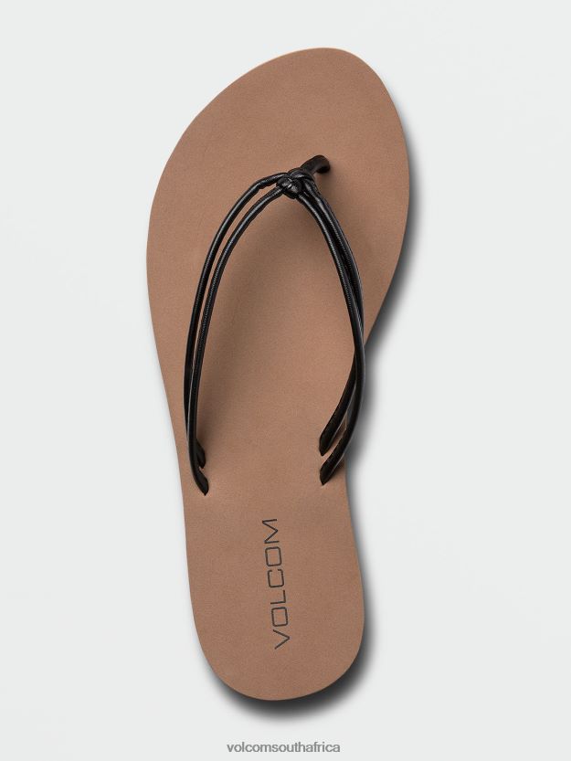 Z0ZR081011 Black Women Forever And Ever II Sandals Volcom Footwear - Image 4