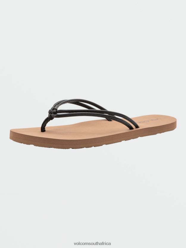Z0ZR081011 Black Women Forever And Ever II Sandals Volcom Footwear - Image 6