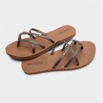 Z0ZR081013 Brown Women New School II Sandals Volcom Footwear