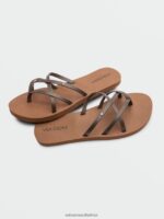 Z0ZR081013 Brown Women New School II Sandals Volcom Footwear