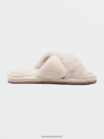 Z0ZR081014 Cream Women Lived in Lounge Slip Sandals Volcom Footwear - Image 6