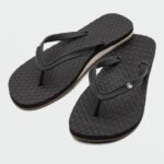 Z0ZR081015 Black White Women Eco Concourse Sandals Volcom Footwear