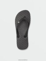 Z0ZR081015 Black White Women Eco Concourse Sandals Volcom Footwear - Image 9