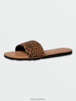 Z0ZR081016 Cheetah Women Simple Slide Sandals Volcom Footwear - Image 6