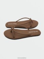 Z0ZR081017 Tan Women Fast Forward Sandals Volcom Footwear