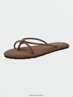 Z0ZR081017 Tan Women Fast Forward Sandals Volcom Footwear - Image 3