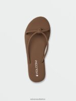 Z0ZR081017 Tan Women Fast Forward Sandals Volcom Footwear - Image 4