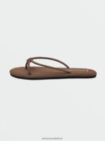 Z0ZR081017 Tan Women Fast Forward Sandals Volcom Footwear - Image 8