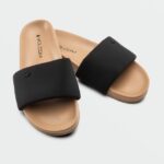 Z0ZR081018 Black Women Cool Slide Sandals Volcom Footwear
