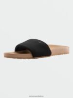 Z0ZR081018 Black Women Cool Slide Sandals Volcom Footwear - Image 5