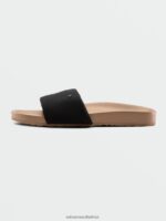 Z0ZR081018 Black Women Cool Slide Sandals Volcom Footwear - Image 8