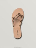 Z0ZR081019 Cheetah Women New School II Sandal Volcom Footwear - Image 5