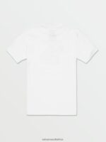 Z0ZR08101 White Men Florida Short Sleeve Tee Volcom Clothing - Image 2