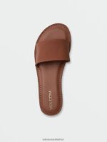 Z0ZR081020 Dark Clay Women Simple Slide Sandals Volcom Footwear - Image 36