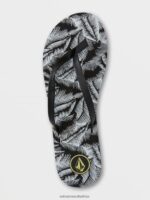 Z0ZR081025 Black White Women Color Me Spring Sandals Volcom Footwear - Image 2