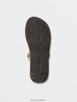 Z0ZR081028 Leopard Women Stone 2 Step Sandals Volcom Footwear - Image 2